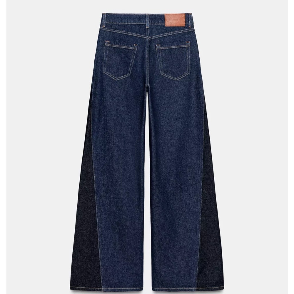 NEW FALL 🍁 ZARA high-waist jeans combination design USA 8/ EUR 40
🚨NO DISCOUNT - Picture 3 of 11